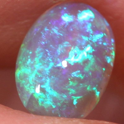 SOLID CRYSTAL OPAL Bright sparkling fire in 3D pattern